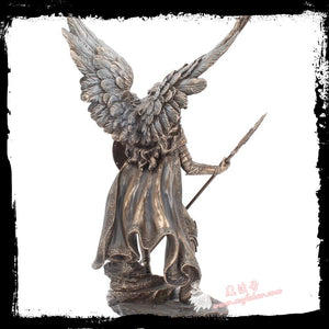 能量雕像系列~*进口拉斐尔青铜雕像 疗愈天使 犹太教 基督教及伊斯兰教 天使长