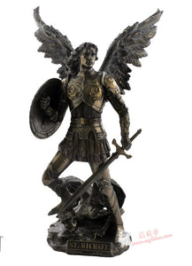 能量雕像系列~*进口大天使米迦勒Michael雕像 守护天使 勇气 果敢慈悲正义天使