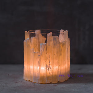 魔法烛台~现代能量烛台矿石蜡烛杯欧式复古创意香薰小烛台浪漫北欧玻璃餐桌摆件