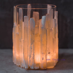 魔法烛台~现代能量烛台矿石蜡烛杯欧式复古创意香薰小烛台浪漫北欧玻璃餐桌摆件